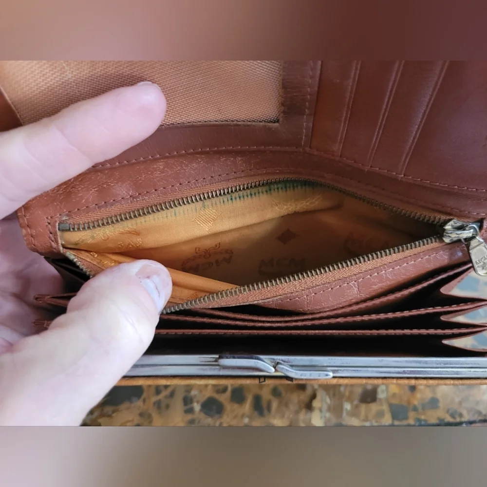 MCM Tan Leather Wallet - Picture 9 of 10